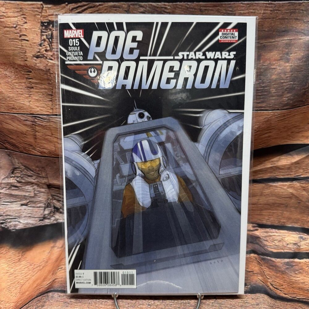 Star Wars Poe Dameron 15 Marvel Comic Book 2017 Phil Noto Cover A Never Opened
